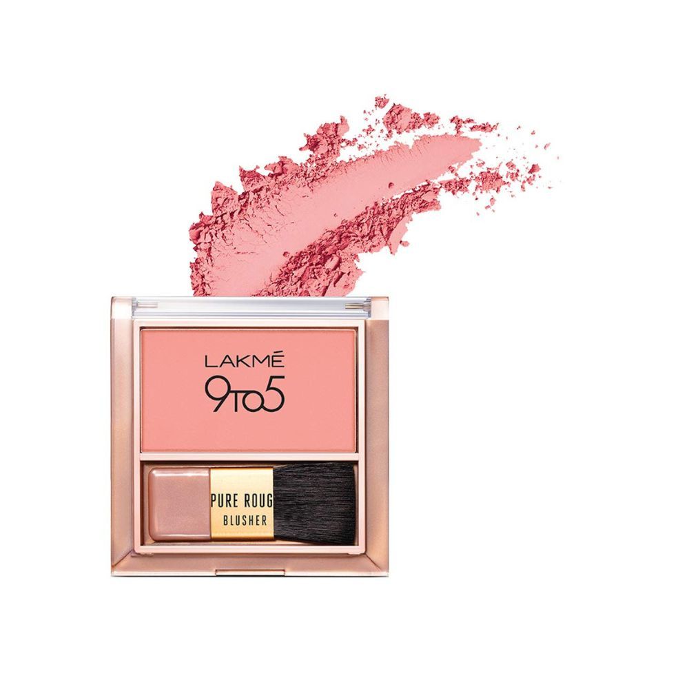 Lakme 9 To 5 Pure Rouge Blusher, Nude Flush, 6 g