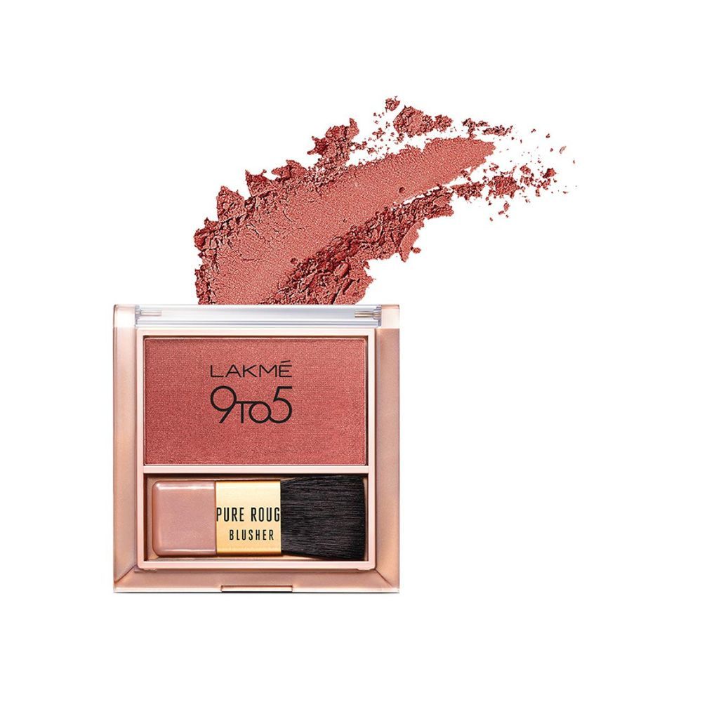 Lakme 9 to 5 Pure Rouge Blusher, Peach Affair, 6 g