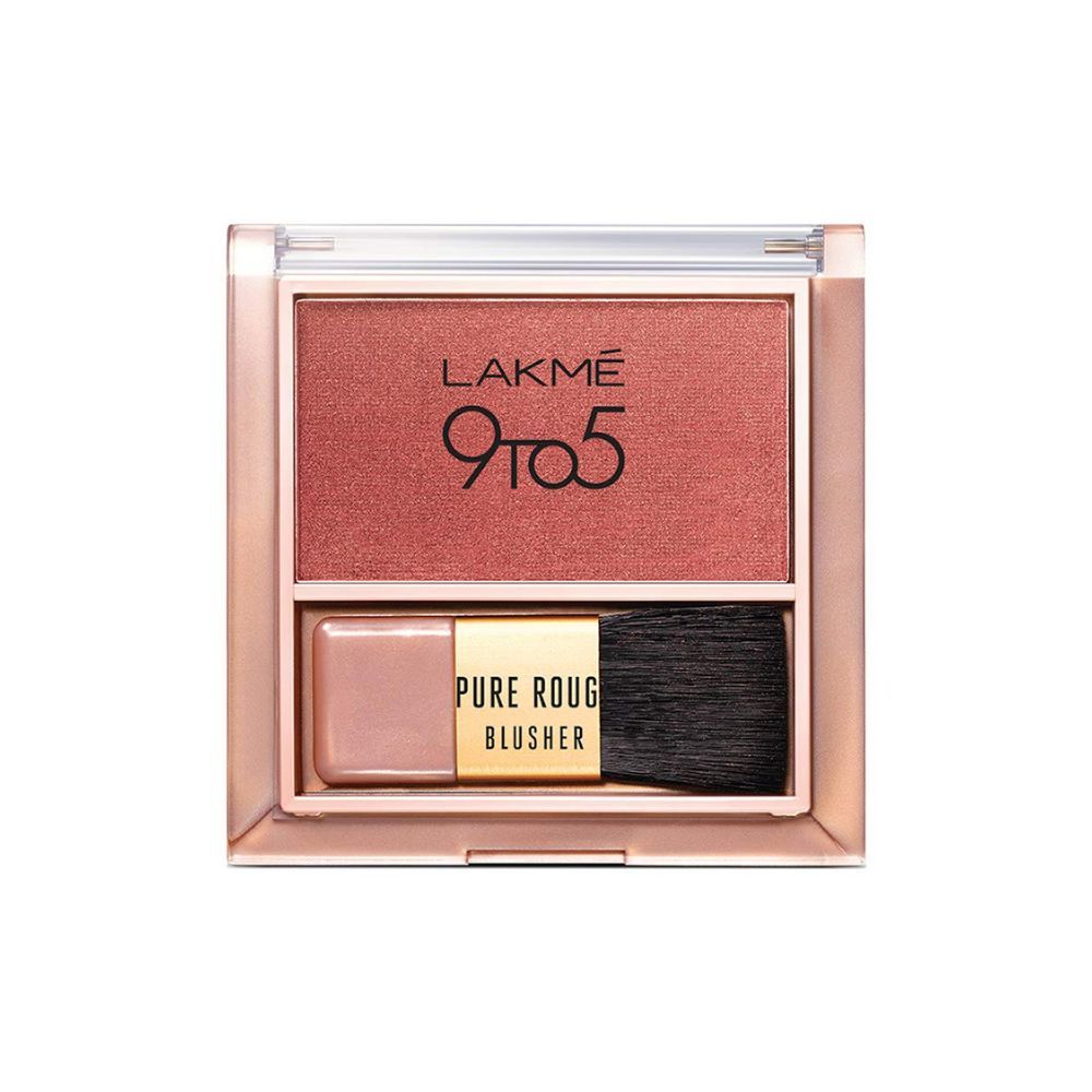 Lakme 9 to 5 Pure Rouge Blusher, Peach Affair, 6 g