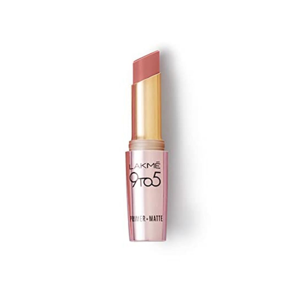 Lakme 9TO5 Primer + Matte Lip Color MP7 Blushing Nude, 3.6 g