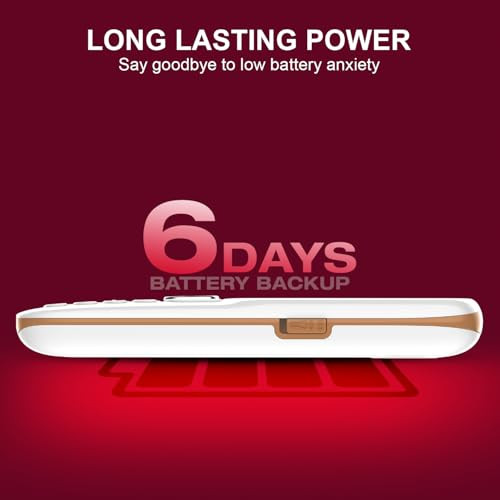 Lava A3 Torch Dual Sim Keypad Mobile Phone  1750mAh Big Battery  Quad Strip Torch  Slide Button  18 Large Display  Vibration Alert  7 Language Support White Beige