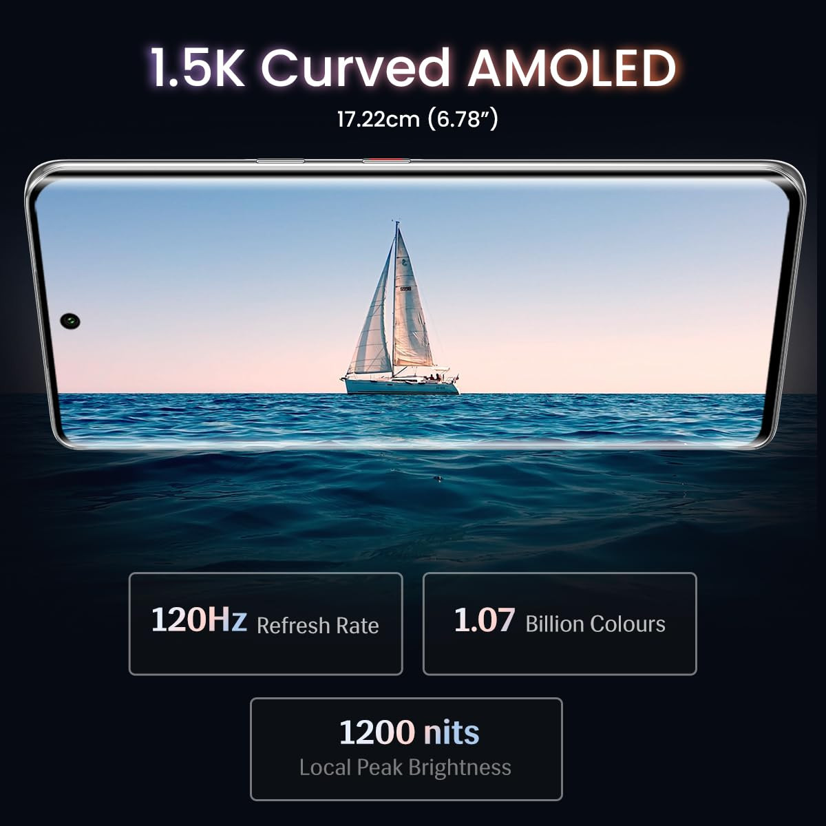 Lava Agni 3 5G Pristine Glass 8GB128GB  Indias 1st Dual AMOLED  15K Curved Display  Dimensity 7300X  50MP Triple AI Telephoto Camera  66W Fast Charge  with Charging Adapter