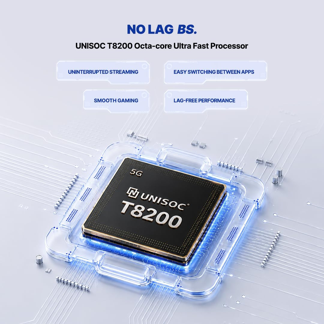 Lava Bold N2 5G Billionaire Blue 4GB RAM 64GB Storage 6000 mAh Super Battery Octacore Ultrafast Processor Biggest 675 HD 120Hz Display IP64 Dust Water Resistant Free Service Home