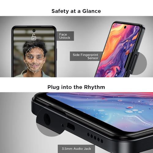 Lava O3 Pro Glossy Black 4 GB RAM 64 GB Storage Bigger 656 HD Display  50 MP AI Triple Rear Camera  8 MP Front Camera 5000 mAh Battery  10W Charging  Charger in Box