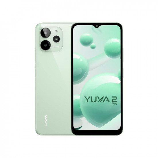 Lava Yuva 2 Pro (Glass Green, 4GB RAM, 64GB Storage )