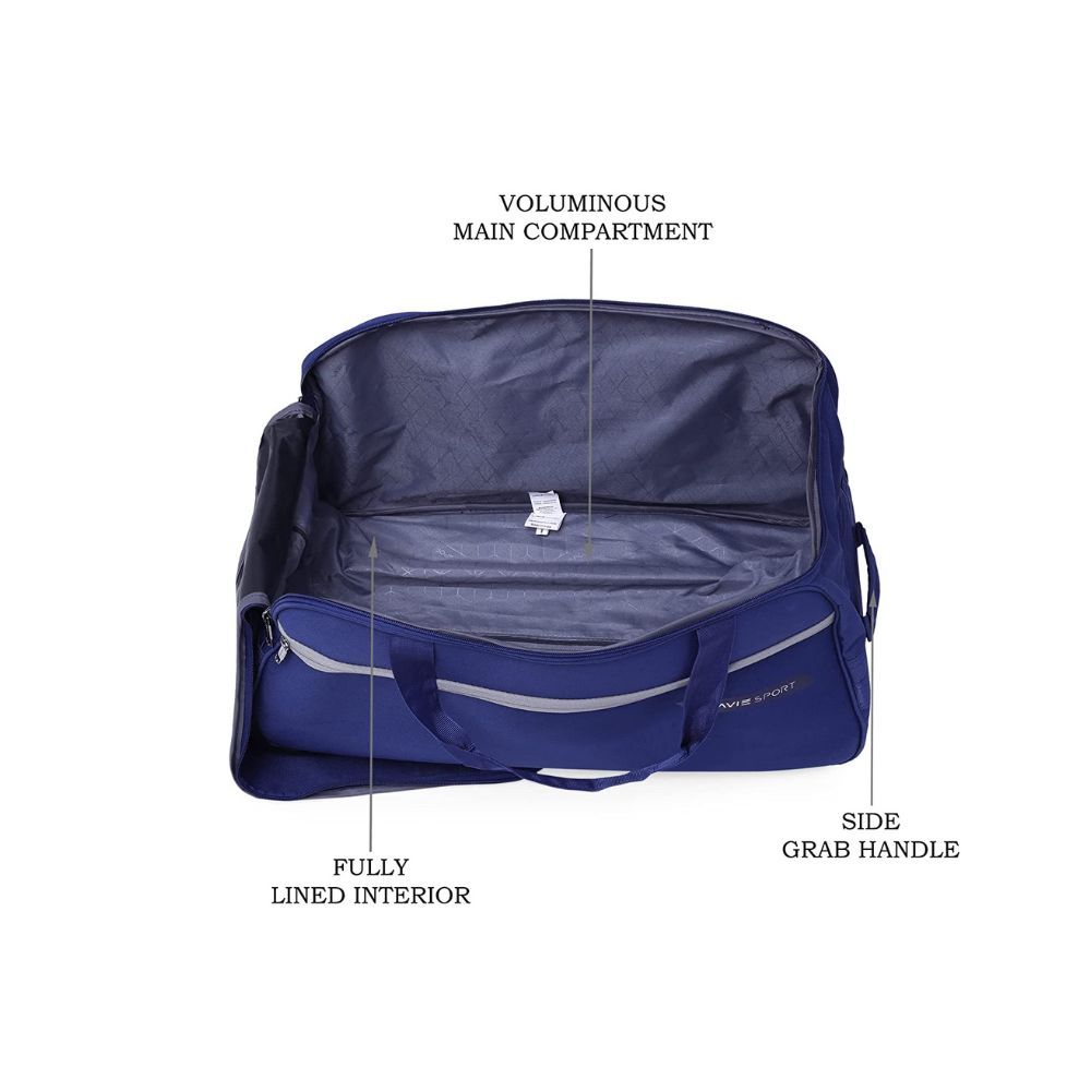 Lavie Sport Lino Cabin Size 53 cms Wheel Duffel Bag for Travel | Travel Bag with Trolley
