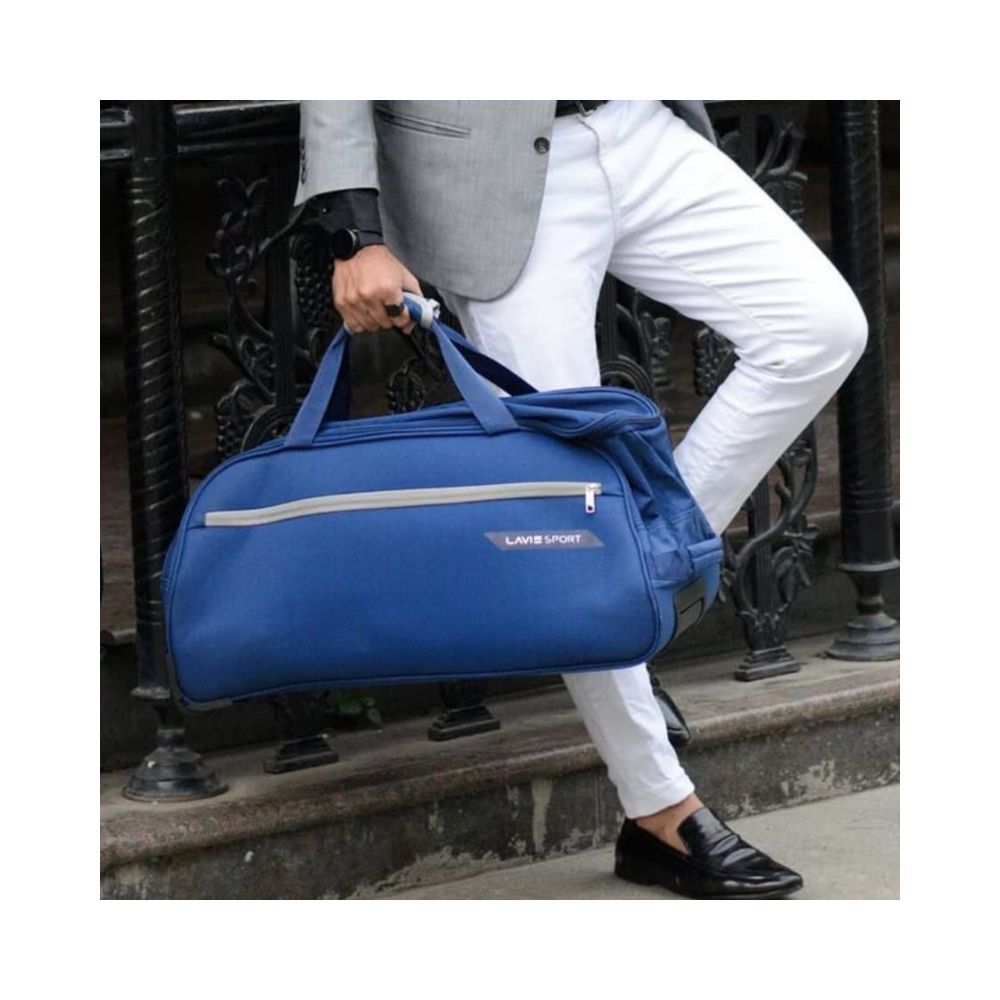 Lavie Sport Lino Cabin Size 53 cms Wheel Duffel Bag for Travel | Travel Bag with Trolley
