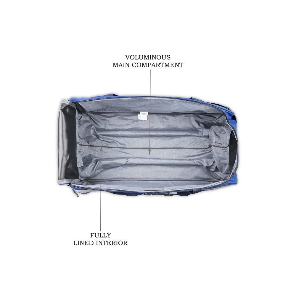 Lavie Sport Lino Large Size 63 cms Wheel Duffle Bag for Travel | Travel Bag with Trolley