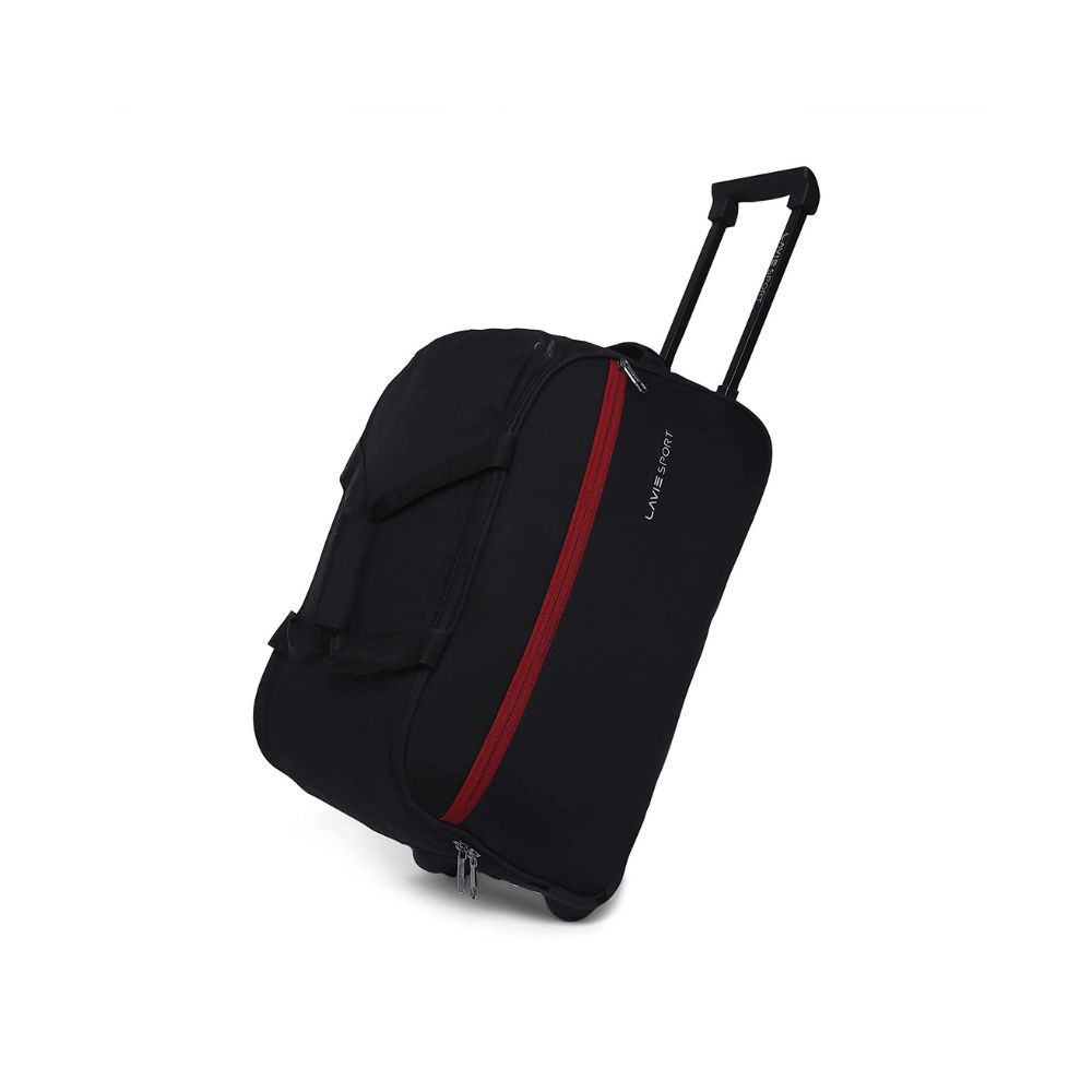 Buy Teakwood Blue Solid Soft Sided Cabin Duffle Trolley Bag online