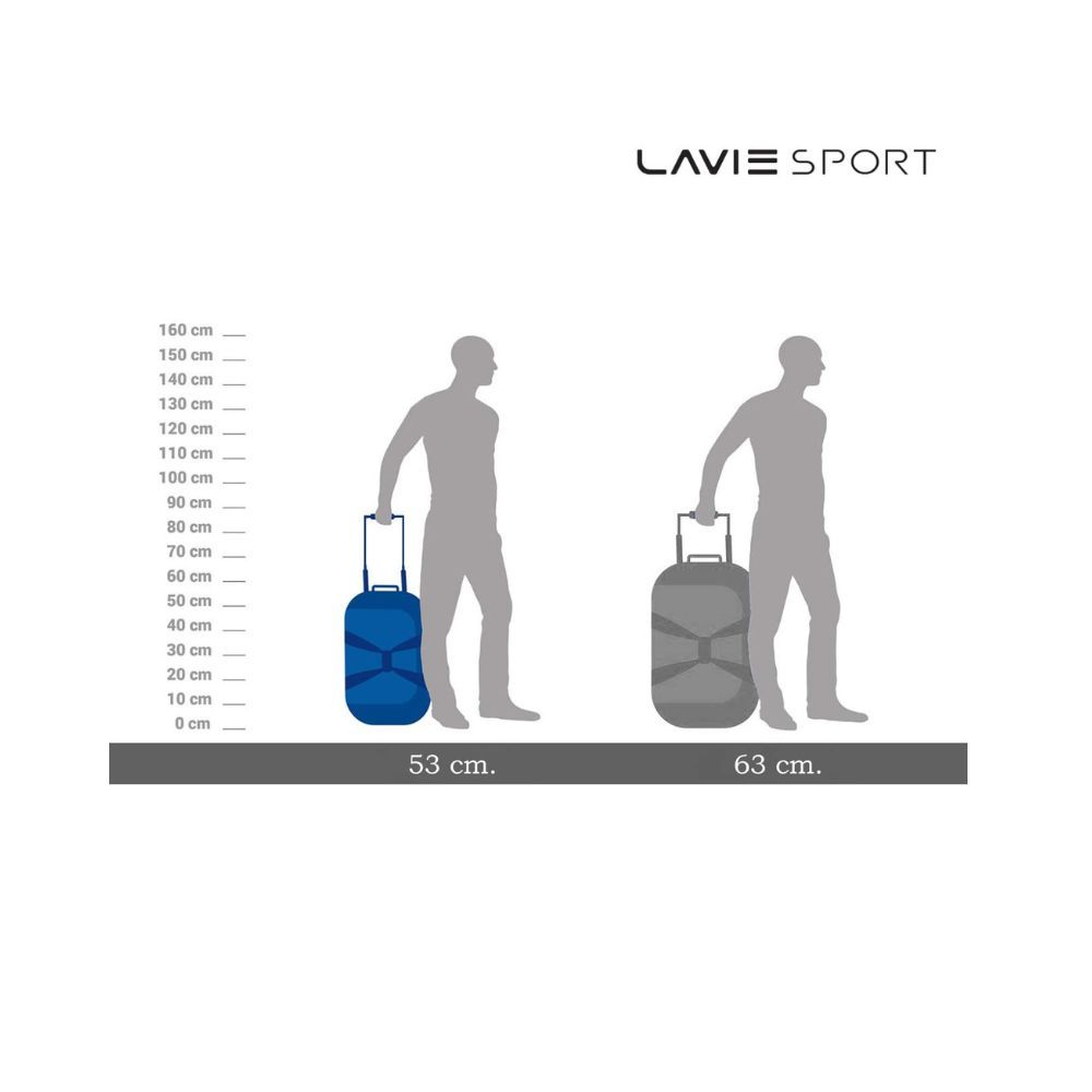 Lavie Sport Polar X Cabin Size 53 cms Wheel Duffel Bag for Travel | Travel Bag with Trolley