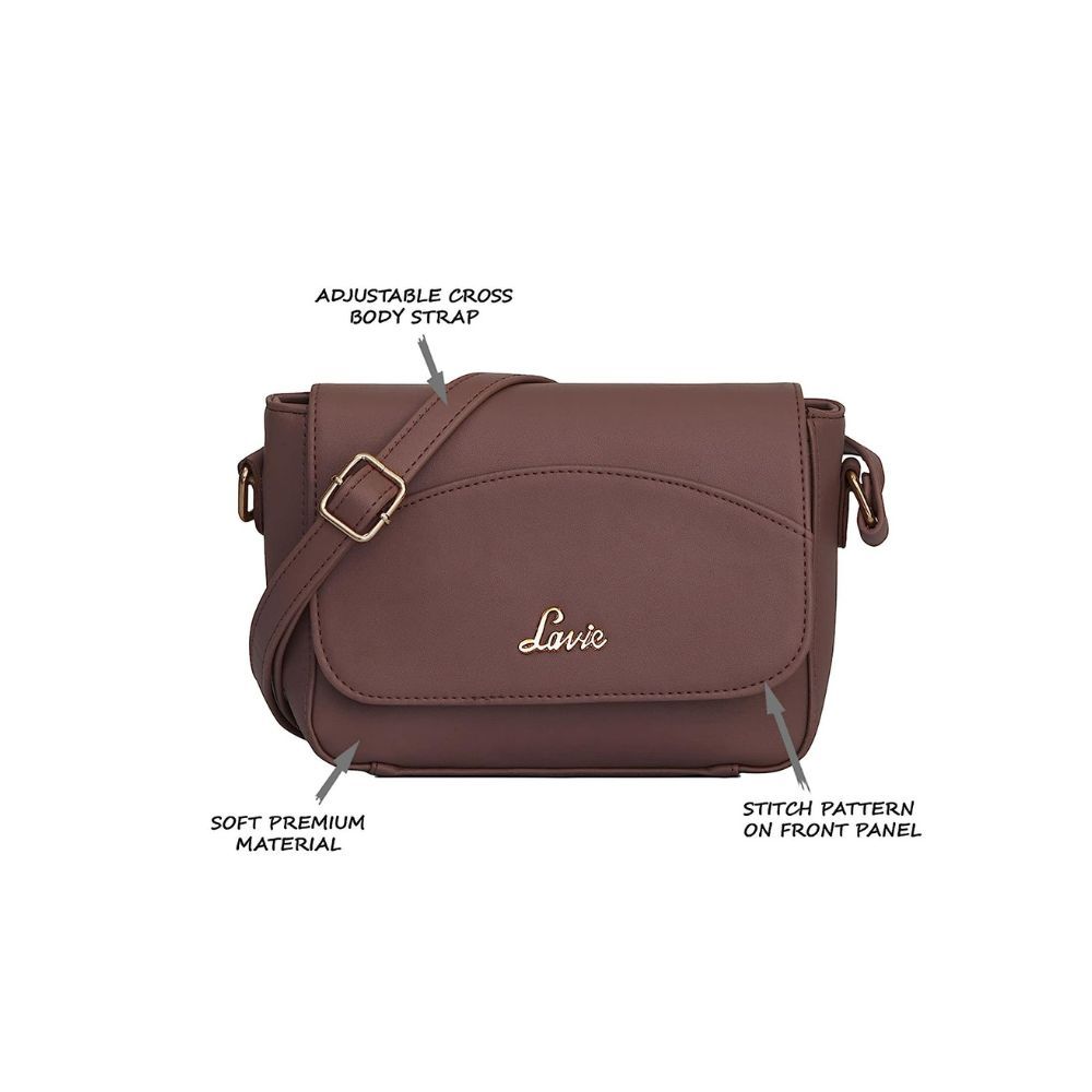 Lavie Women's Broxa Flap Over Sling Bag | Ladies Purse Handbag