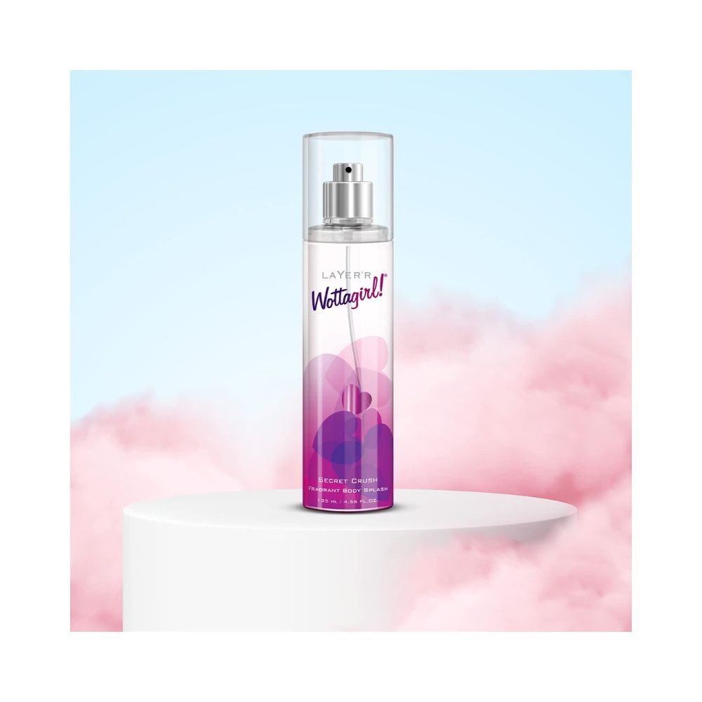 Layer'r Wottagirl Secret Crush Body Splash For Women, 135ml
