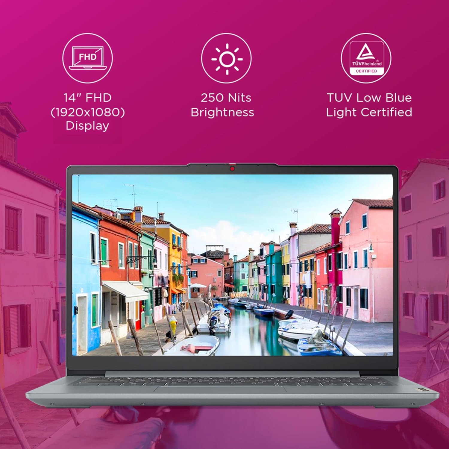 Lenovo IdeaPad Slim 3 12th Gen Intel Core i5-12450H 14 355cm FHD 250 Nits Thin  Light Laptop 16GB512GB SSDWin 11Office 211Yr WarrantyAlexa built-in3 mon Game PassGrey137Kg 83EQ005VIN