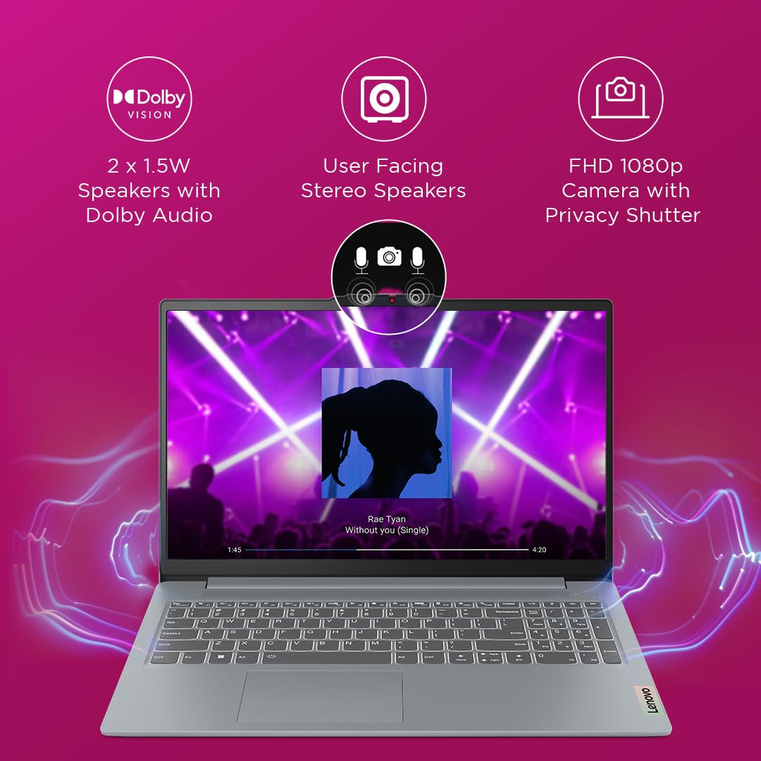 Lenovo IdeaPad Slim 3 13th Gen Intel Core i7-13620H 15 381cm FHD IPS 300 Nits Thin  Light Laptop 16GB512GB SSDWin 11MSO 211Yr ADP FreeAlexa Built-in3 mon Game PassGrey16Kg 83EM008GIN