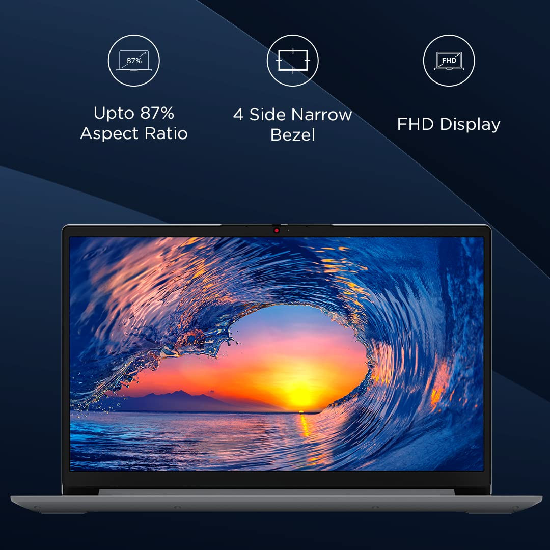 Lenovo IdeaPad Slim 3 Intel Core i3 12th Gen 156 3962cm FHD Thin  Light Laptop 8GB512GB SSDIntel UHD GraphicsWindows 11MSO 211Yr ADP Free3months Game PassArctic Grey163Kg 82RK00VTIN