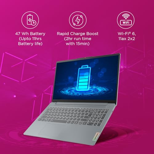 Lenovo IdeaPad Slim 3 Ryzen 5 7520U 156 396cm FHD Thin and Light Laptop 16GB RAM512GB SSDBacklit KeyboardWindows 11 Office 2024Grey16Kg 82XQ01RYIN - Image 4