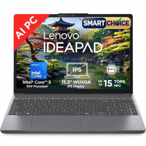 Lenovo IdeaPad Slim 3 Smartchoice 2026 Intel Core 3 304 AI PC 8GB RAM512GB SSD153 3835cmWUXGA IPSFHDIR CameraWindows 11MSO 365 BasicOffice 2024Grey16Kg 83RR00TWIN - Image 1