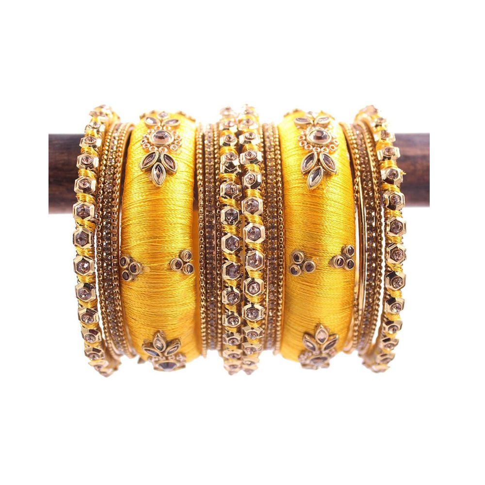 Leshya Thread Bangle set for Both hands