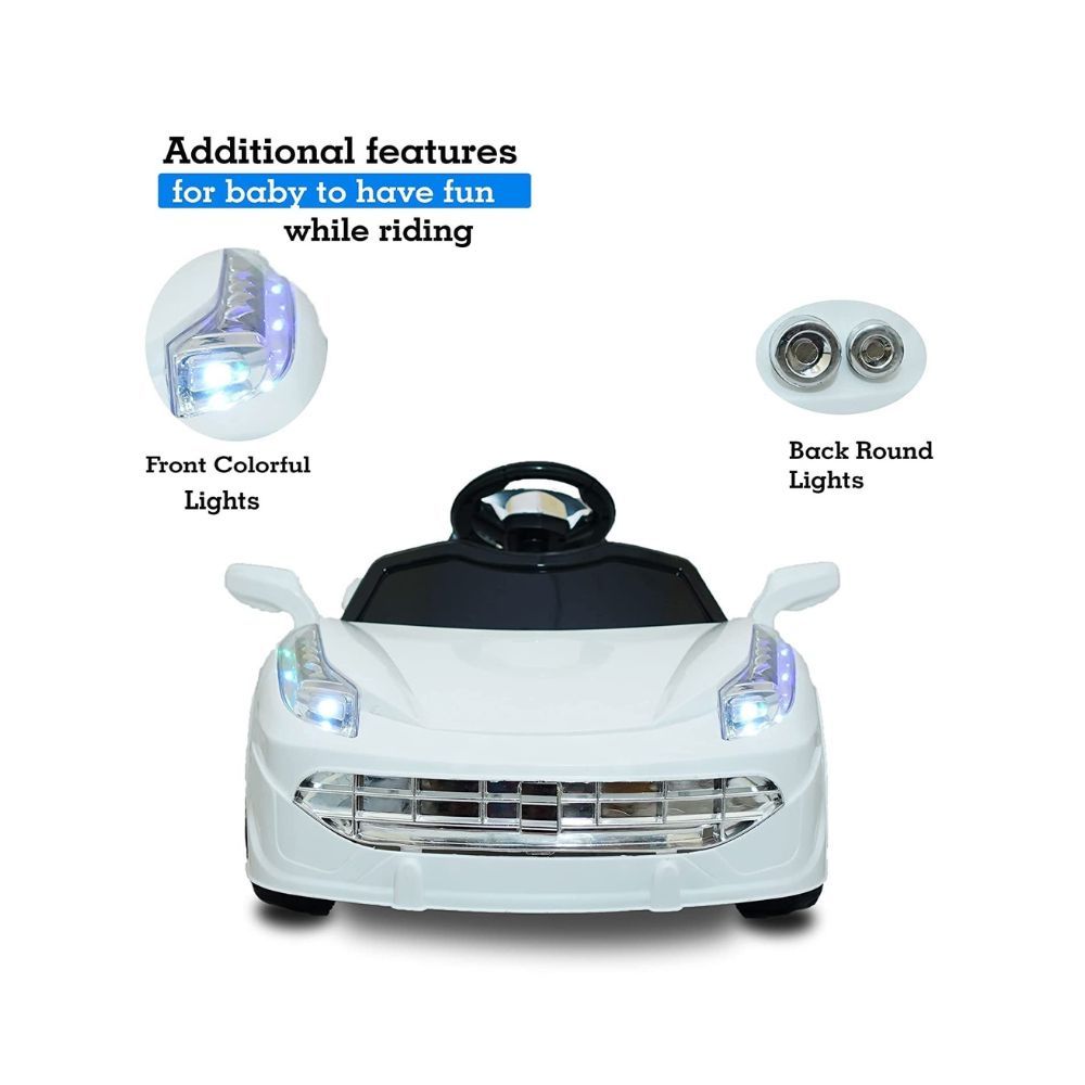Letzride Electric Car with Double Motor, Lights