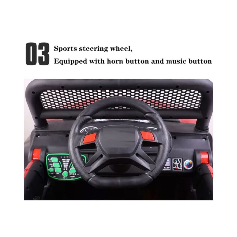 Letzride Electric Car with Double Motor, Lights