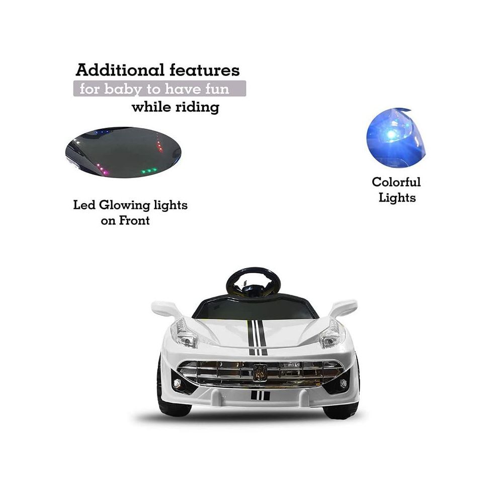 Letzride Sporty Edition Battery Operated Car with Music