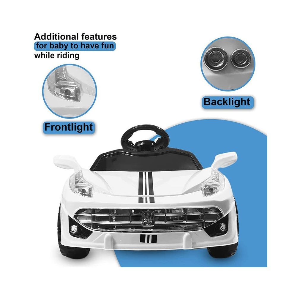 Letzride Sporty Edition Battery Operated Car with Music