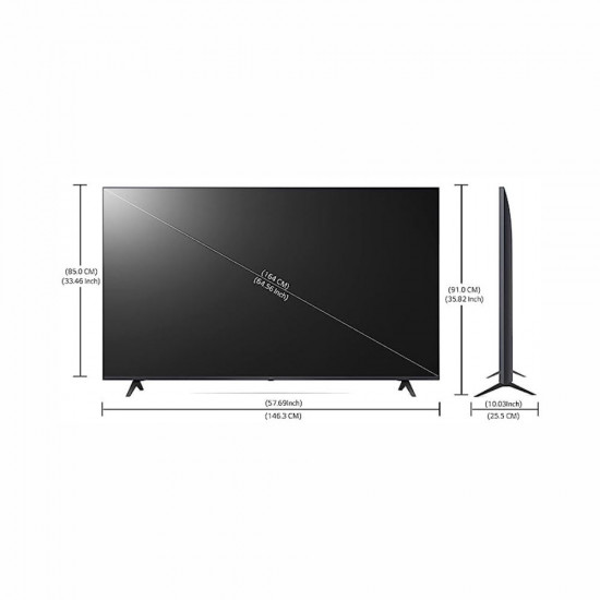 LG 139 cm 55 inches 4K Ultra HD Smart LED TV 55UQ7500PSF Ceramic Black