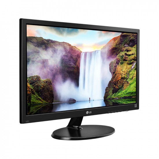 LG 19M38Ab 19-Inch (47 Cm) Led 1366 X 768 Pixels Hd Ready Monitor, Tn Panel With Vga Port (Black)
