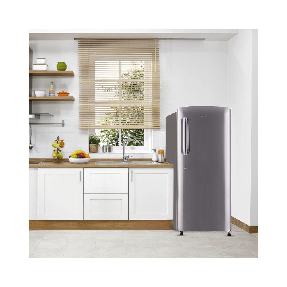 LG 215 L 4 Star Inverter Direct Cool Single Door Refrigerator (Silver)
