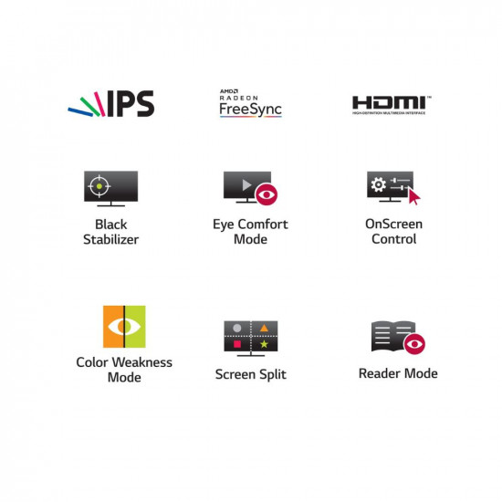 LG 22Mp68Vq 22 Inch 55 Cm LCD 1920 X 1080 Pixels IPS Monitor Full Hd