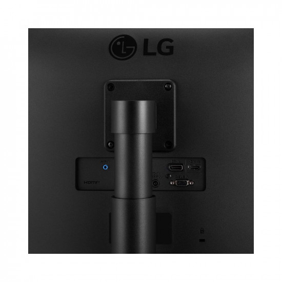 LG 24 inch (60.4 cm) IPS FHD (1920 x 1080 Pixels), Height Adjust, Display Port, HDMI, AMD FreeSync, 75 Hz Refresh, Black Color - 24MP450