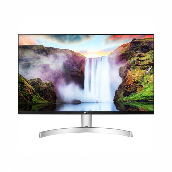 LG 27Ml600 Full Hd 27 Inch 69 Cm LCD 1920 X 1080 Pixels IPS Monitor 3 Side Borderless Design Dual Hdmi Vga Port Reader Mode and Flicker Free Screen Work Education White