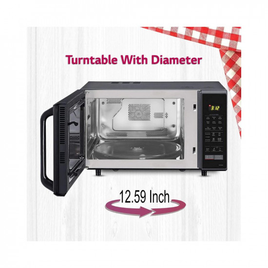 LG 28 L Convection Microwave Oven (MC2846BG, Black)