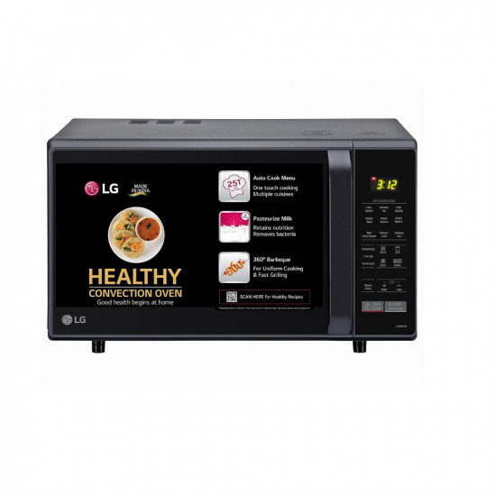 LG 28 L Convection Microwave Oven (MC2846BG, Black)