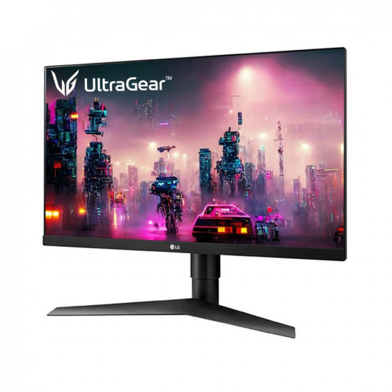 LG Ultragear 69 cm IPS FHD, G-Sync Compatible, HDR 10, Gaming LCD Monitor, Display Port, HDMI x 2, Height Adjust & Pivot Stand, 144Hz, 1ms, 1920 x 1080 Pixels Made in India- 27GL650F (Black), Small
