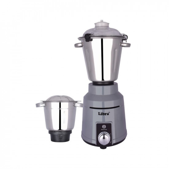 Libra 1400 watt commercial mixer grinder with 100% copper motor, 3 litre and 1 litre stainless steel jars