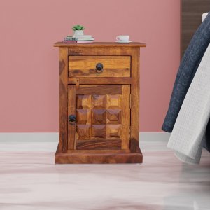 Sheesham Wood Table with Drawer Storage