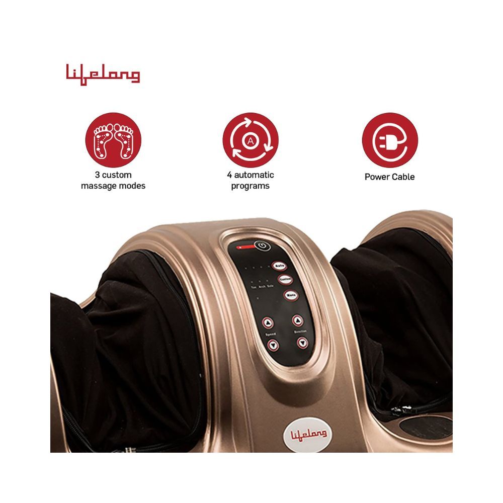 Lifelong Corded Electric LLM72 Foot Massager for Foot Pain, Perfect for Home Use