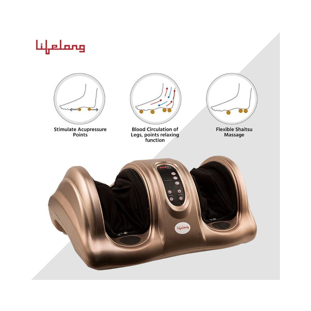 Lifelong Corded Electric LLM72 Foot Massager for Foot Pain, Perfect for Home Use