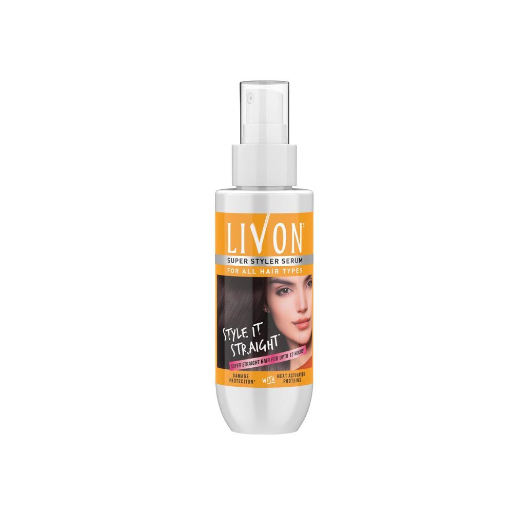 Livon Super Styler Serum For Women & Men For Hair Straightening,100 Ml
