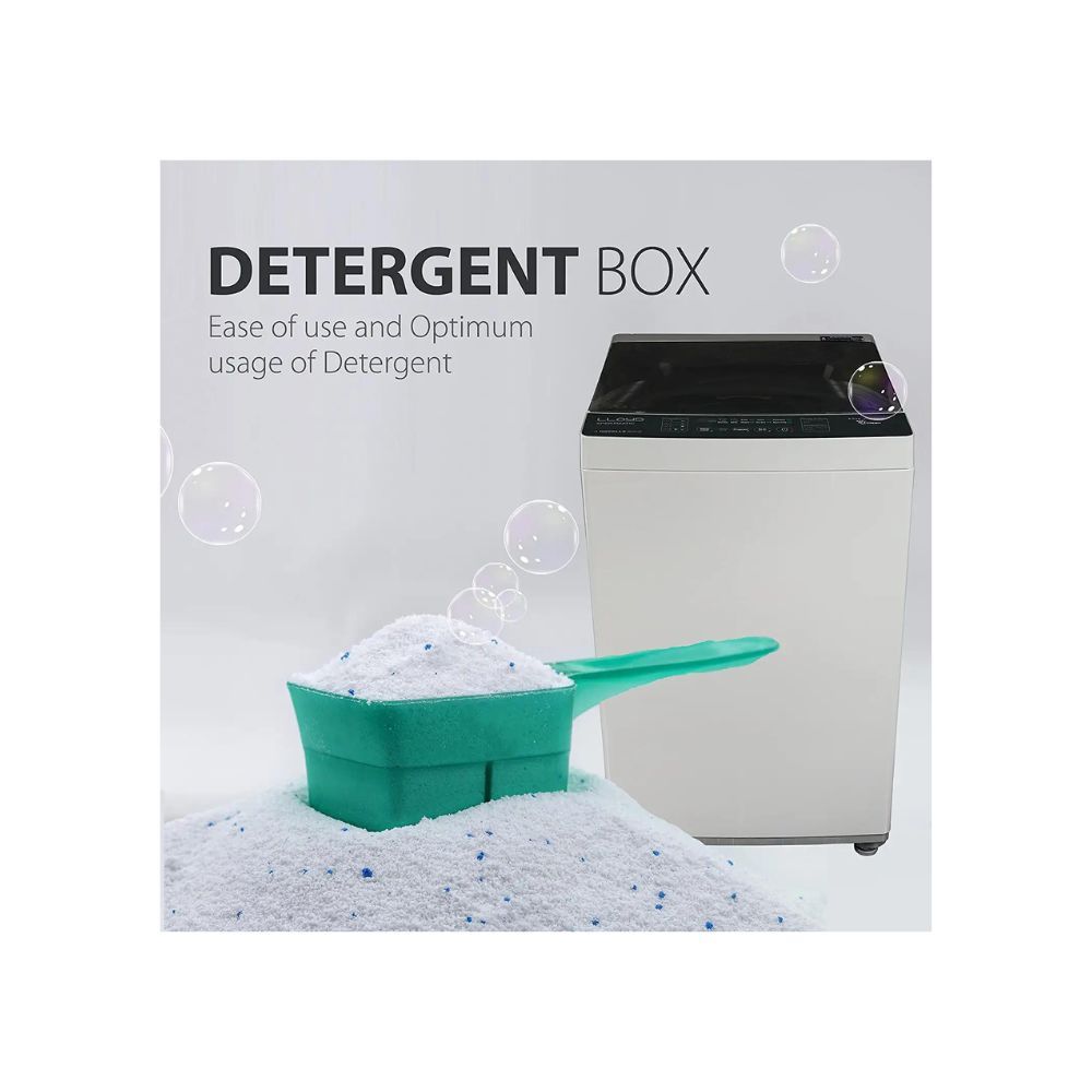 Lloyd 6.0 kg Fully Automatic Top Load Washing Machine (GLWMT60HE1, Grey)