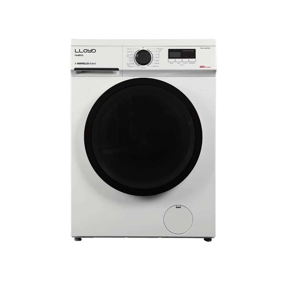 Lloyd 7.0 kg Fully Automatic Front Load Washing Machine (GLWMF70WC1, White)