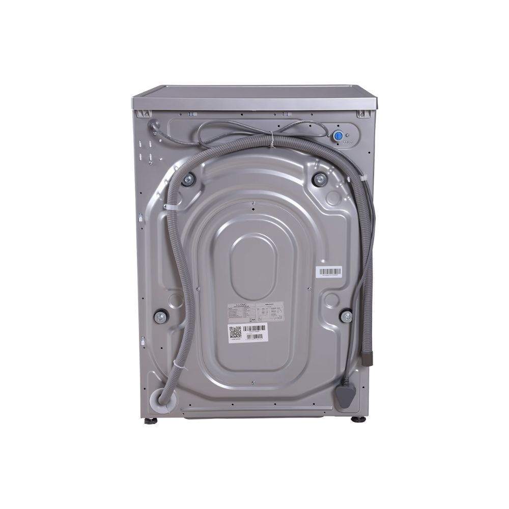 Lloyd 8 kg Inverter Fully Automatic Front Load Washing Machine (LWMF80SX1, Built-in Heater, Silver)