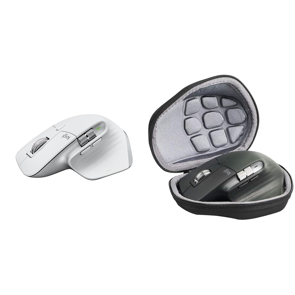 Logitech MX Master 3S for Mac Wireless Bluetooth Mouse, Ultra-Fast  Scrolling, Ergo, 8K DPI, Quiet Clicks, Track on Glass, USB-C, Apple, iPad -  Pale