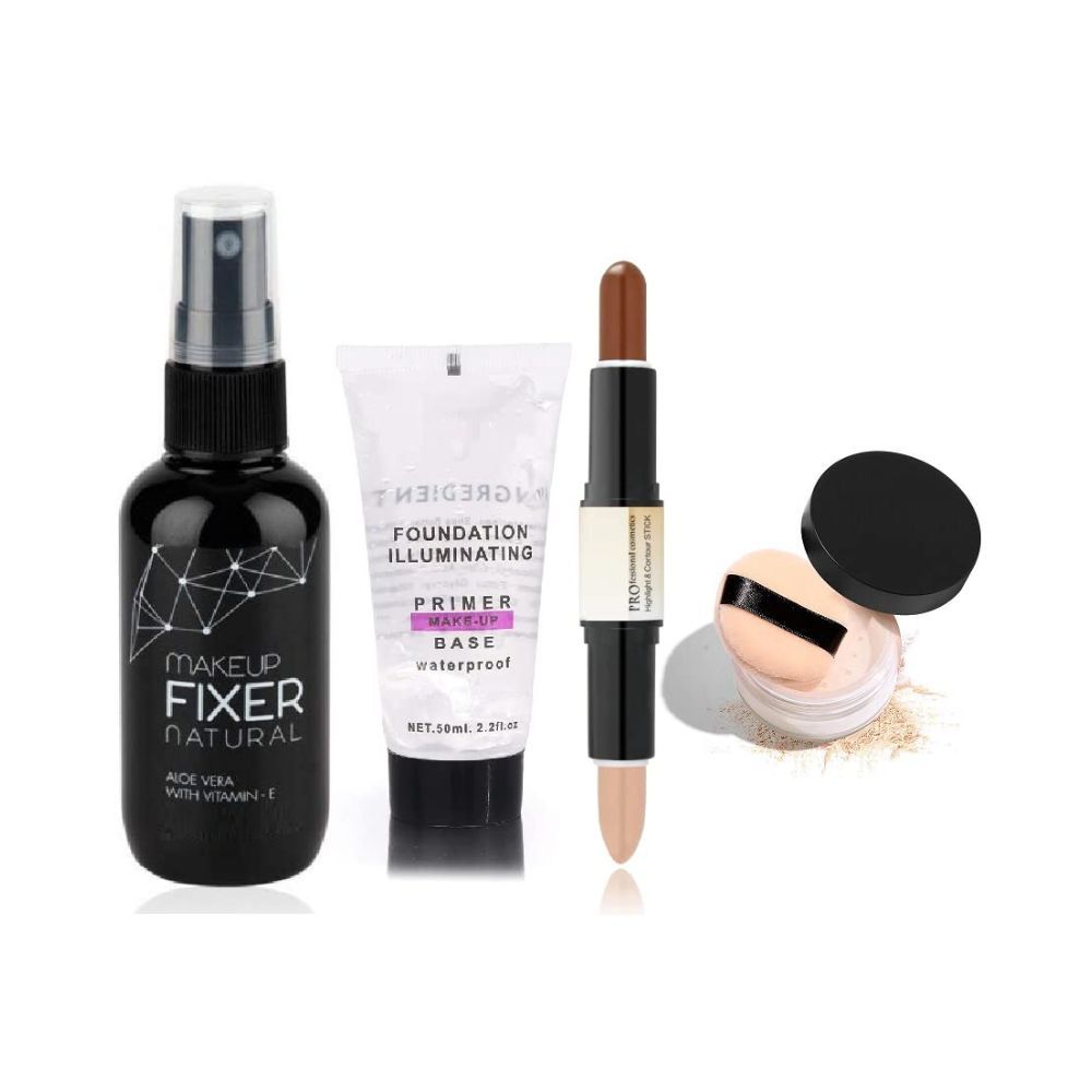 LONGLASTING 2 IN 1 CONTOUR STICK. BEST MAKEUP SETTING SPRAY FIXER