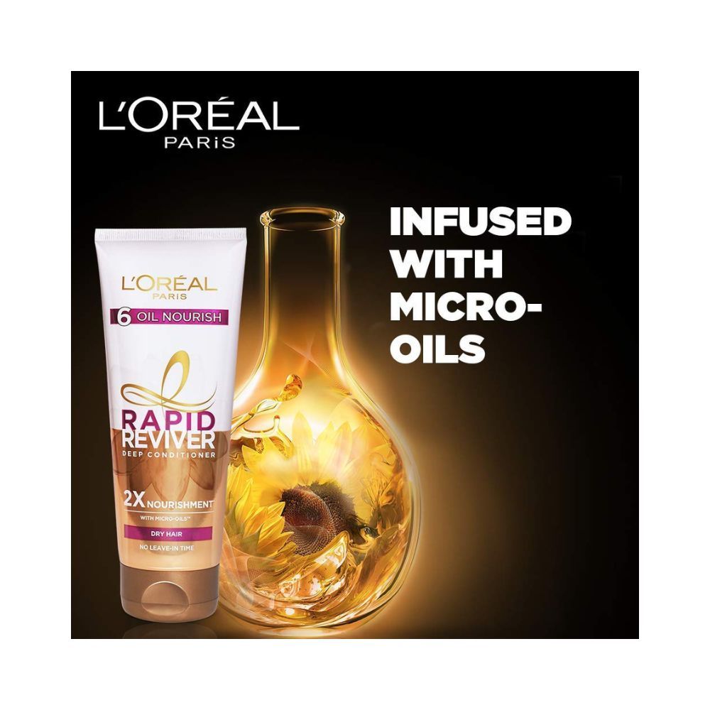 Loreal Paris Deep Conditioner, With Micro-Oils, Deeply Nourishes Dry Hair