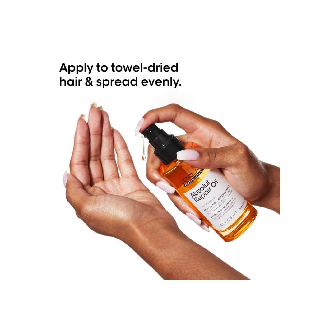 Loreal Professionnel Absolut Repair Oil 10-in-1 Multi-benefit Leave-In Hair Serum