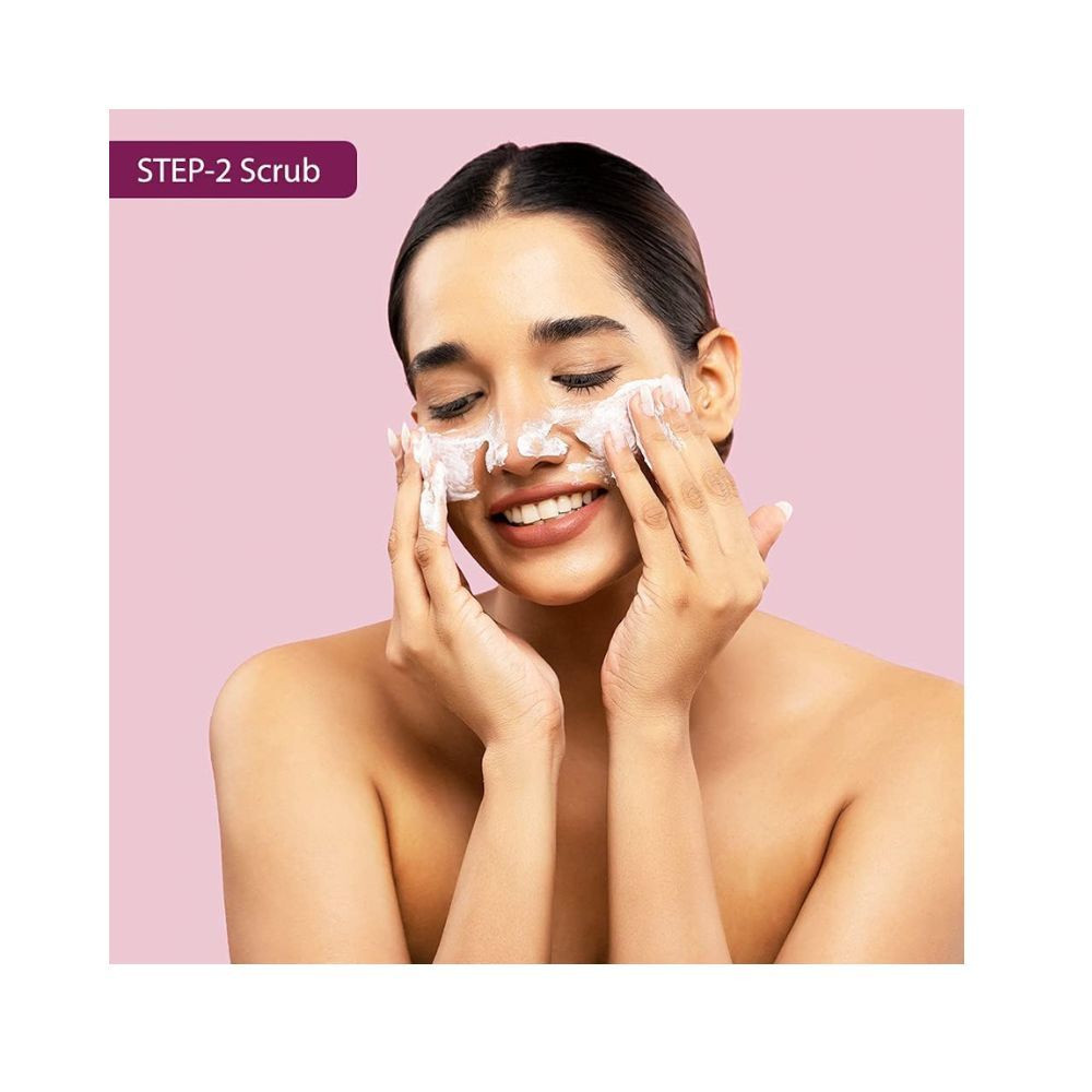 Lotus Herbals Cream Whiteglow Insta Glow 4 In 1 Facial Kit, 37g X 4 Packs
