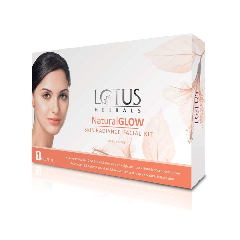 Lotus Herbals Natural Glow Kit Skin Radiance 1 Facial Kit
