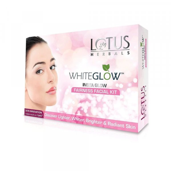 Lotus Herbals Whiteglow Insta Glow 1 Facial Kit | For Radiant Glowing Skin | Natural Ingredients | 40g